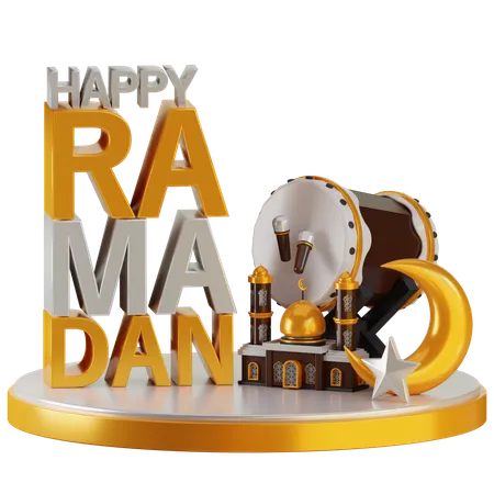 Feliz Ramadã  3D Icon