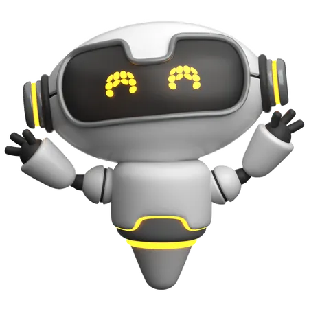 Robô feliz  3D Icon
