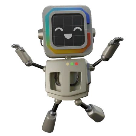 Robot feliz  3D Icon