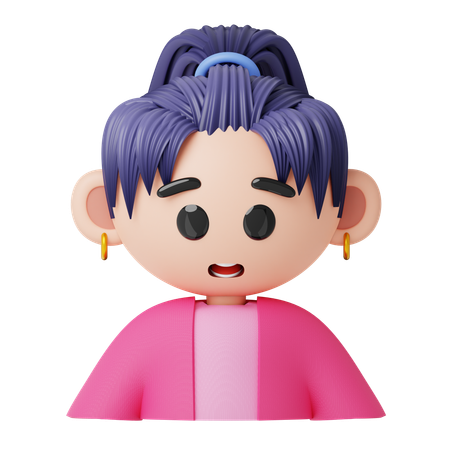 Female  3D Icon