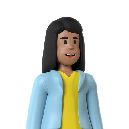 Female  3D Icon