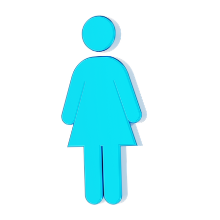 Female  3D Icon