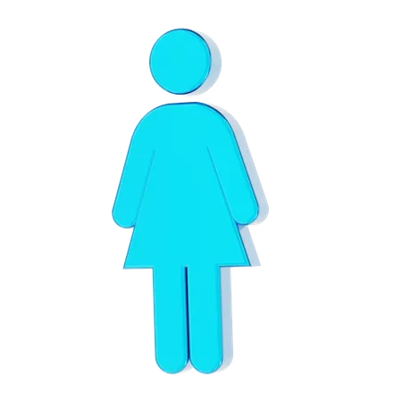 Female  3D Icon