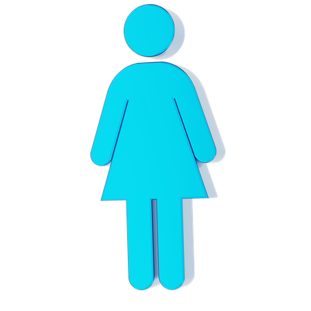 Female  3D Icon