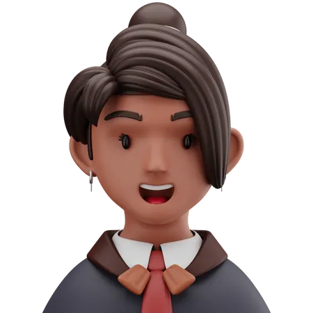 Female Accountant  3D Icon