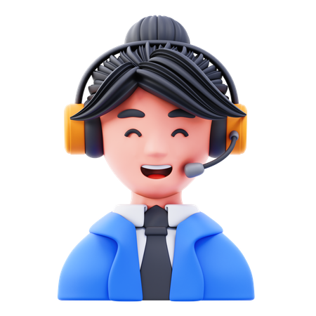 Female Agent  3D Icon
