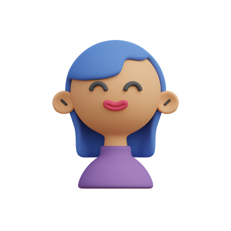 Female Artist  3D Icon