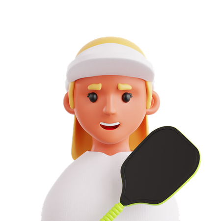 Female Athlete  3D Icon