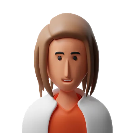 Female avatar  3D Icon