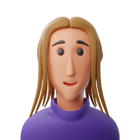 Female Avatar  3D Icon