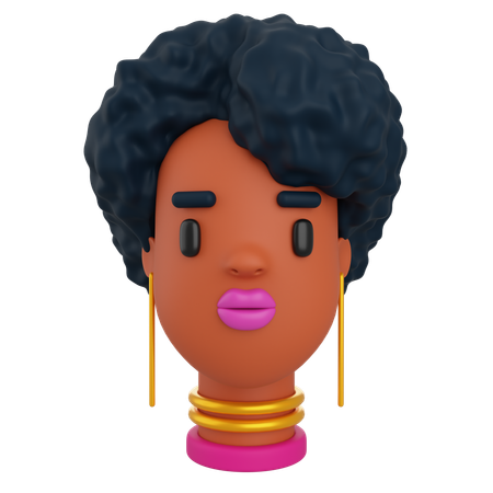 Female Avatar  3D Icon