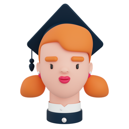 Female Avatar  3D Icon