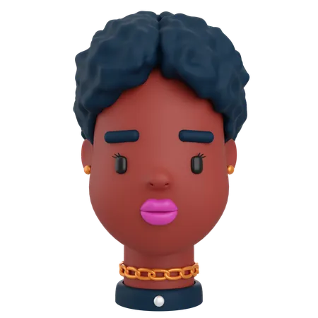 Female Avatar  3D Icon