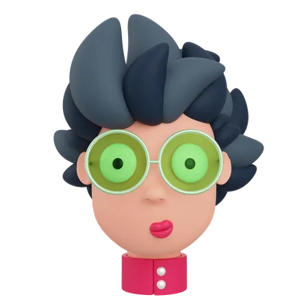 Female Avatar  3D Icon