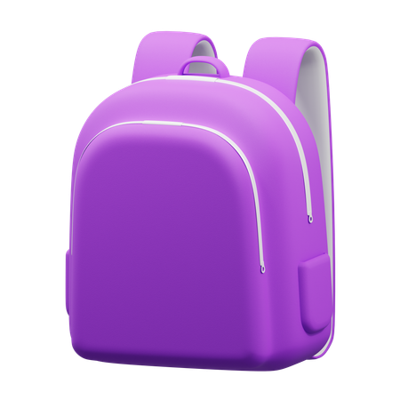 Female Backpack  3D Icon
