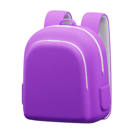 Female Backpack  3D Icon