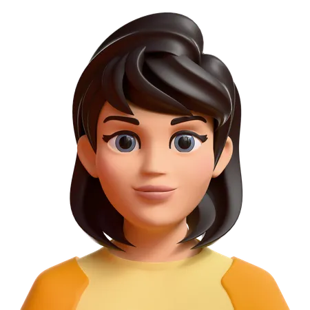 Female Characters  3D Icon