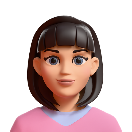 Female Characters  3D Icon