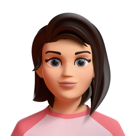 Female Characters  3D Icon