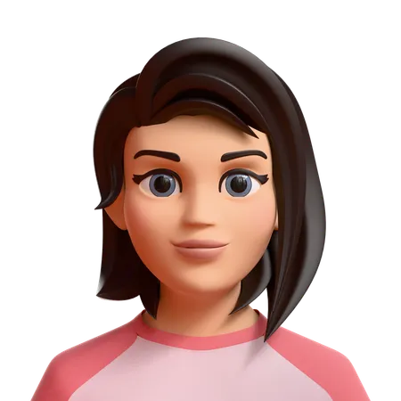 Female Characters  3D Icon