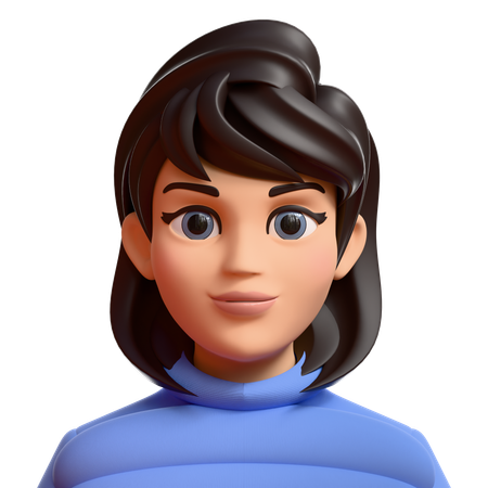 Female Characters  3D Icon