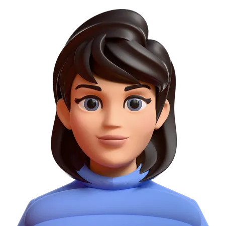 Female Characters  3D Icon