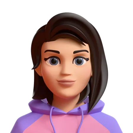 Female Characters  3D Icon