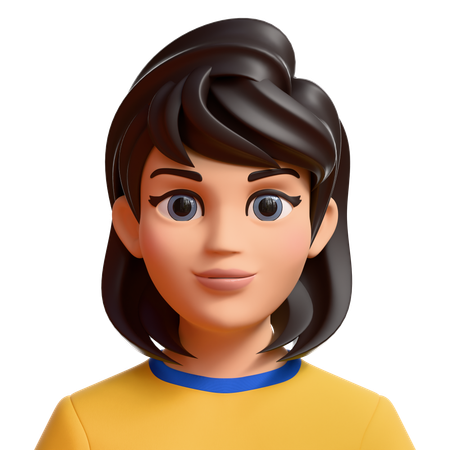 Female Characters  3D Icon