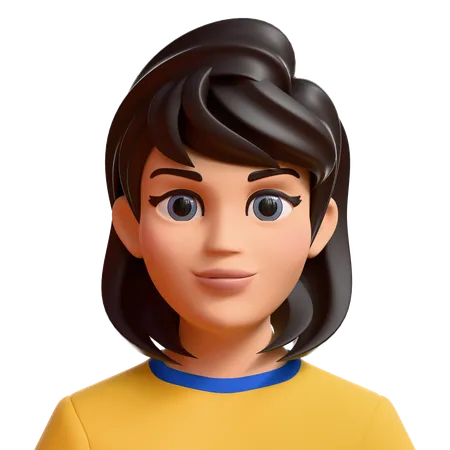 Female Characters  3D Icon