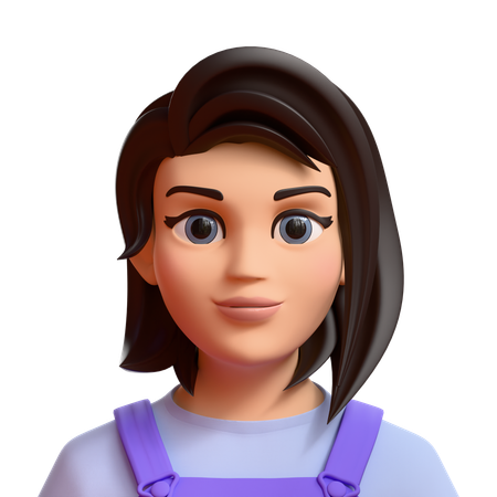 Female Characters  3D Icon