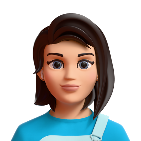 Female Characters  3D Icon