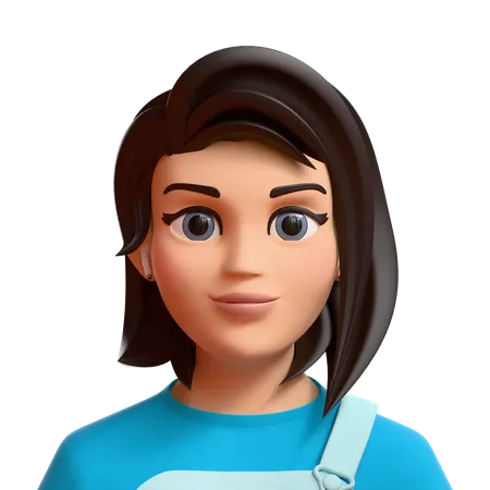 Female Characters  3D Icon