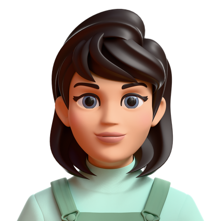 Female Characters  3D Icon