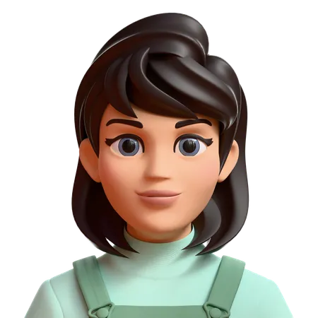 Female Characters  3D Icon