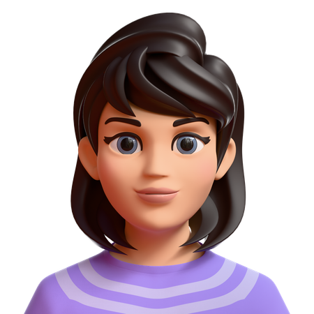 Female Characters  3D Icon