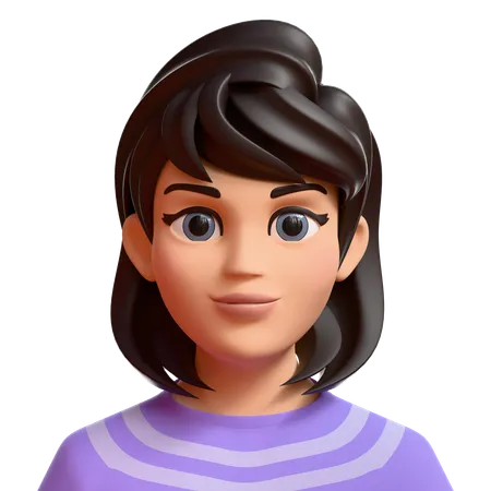 Female Characters  3D Icon