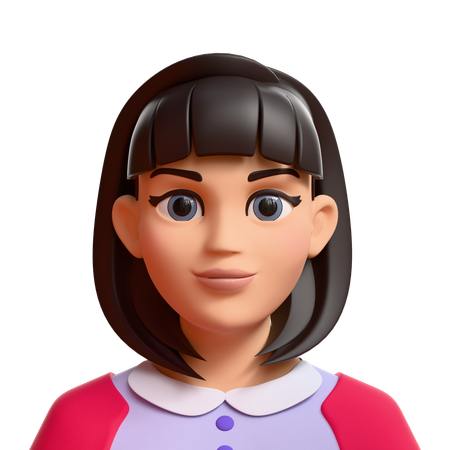 Female Characters  3D Icon