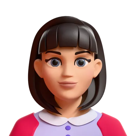 Female Characters  3D Icon