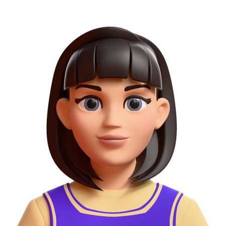 Female Characters  3D Icon