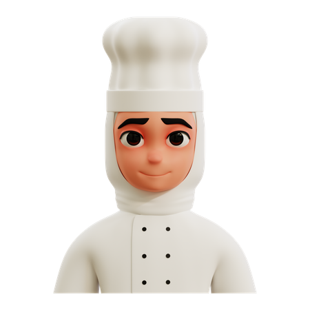 Female Chef  3D Icon