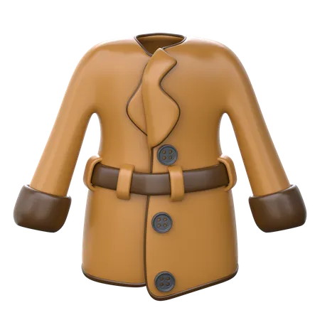 Female Coat  3D Icon