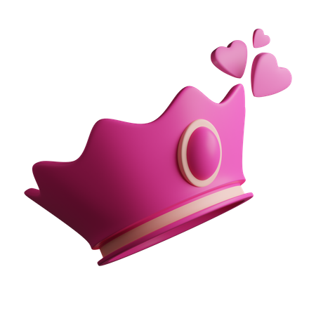 Female Crown  3D Icon