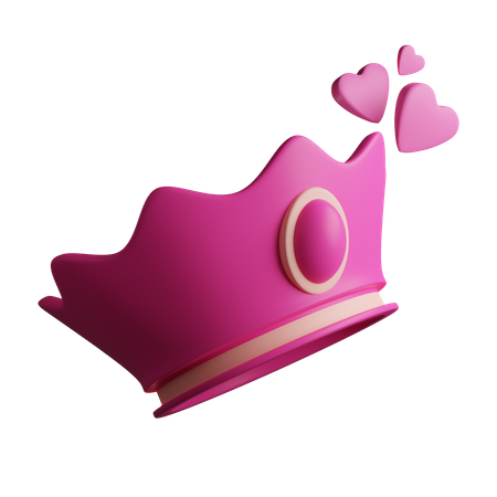 Female Crown  3D Icon
