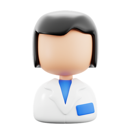 Female Doctor  3D Icon