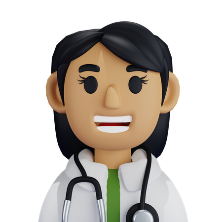 Female Doctor  3D Icon