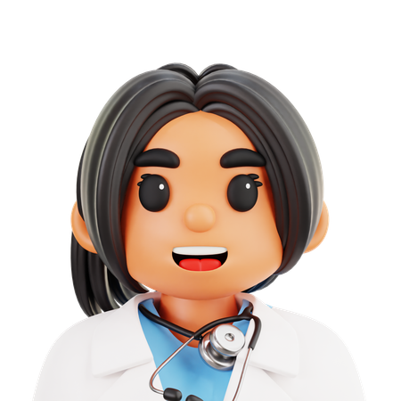 Female Doctor  3D Icon