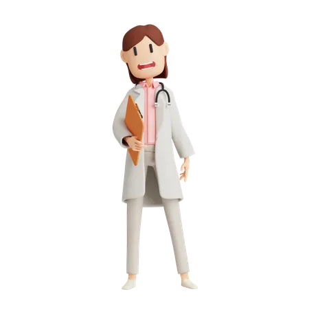 Female Doctor  3D Icon