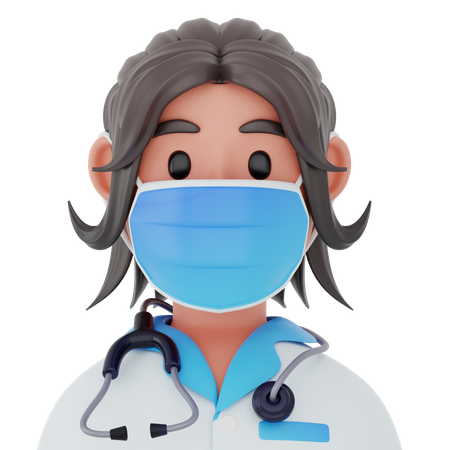 Female Doctor  3D Icon