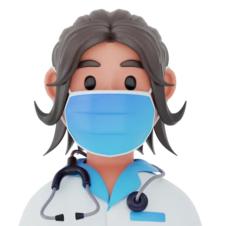 Female Doctor  3D Icon