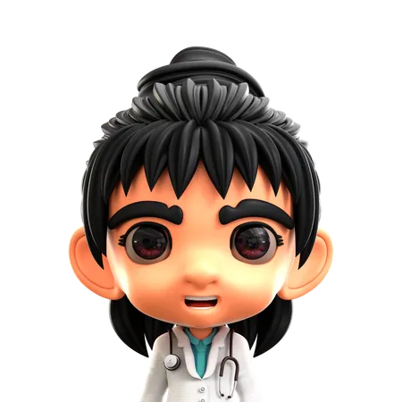 Female Doctor  3D Icon